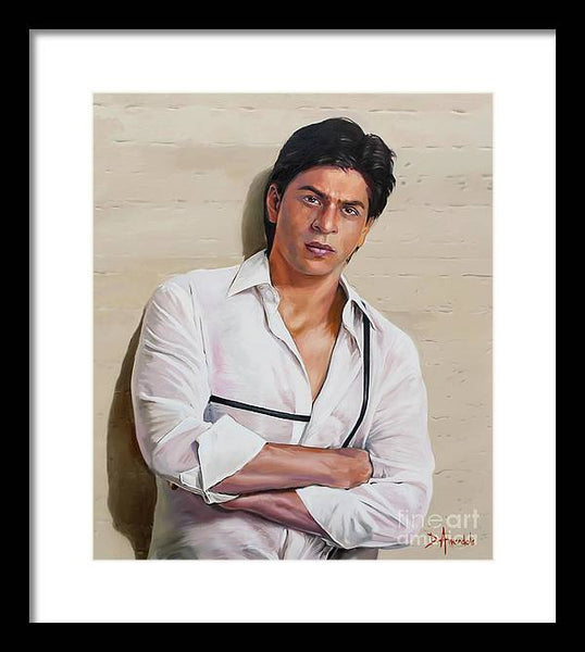 Shahrukh Khan - Framed Print