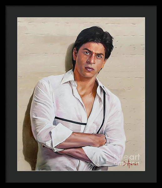 Shahrukh Khan - Framed Print