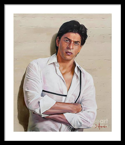 Shahrukh Khan - Framed Print