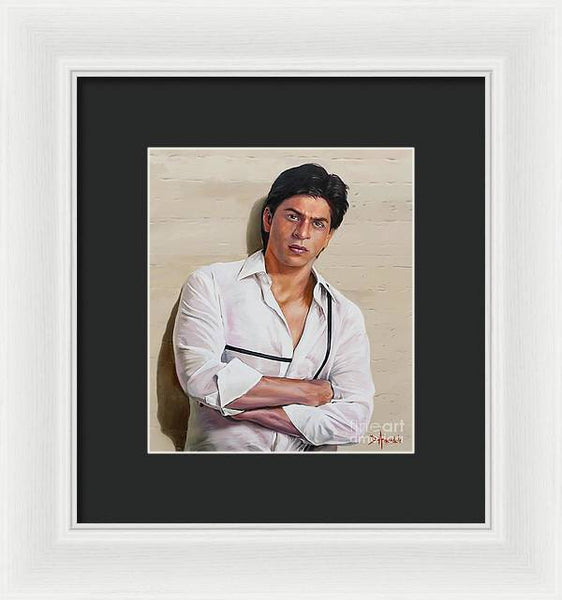 Shahrukh Khan - Framed Print