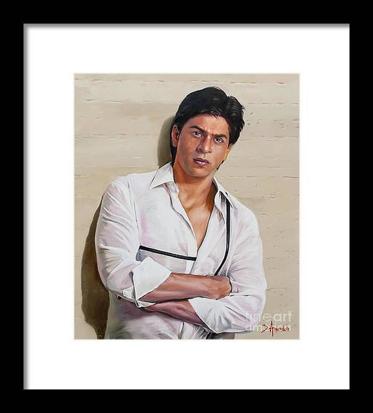 Shahrukh Khan - Framed Print