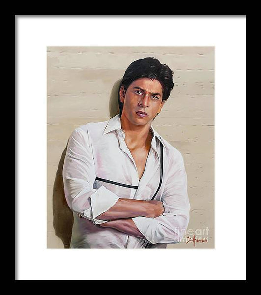Shahrukh Khan - Framed Print