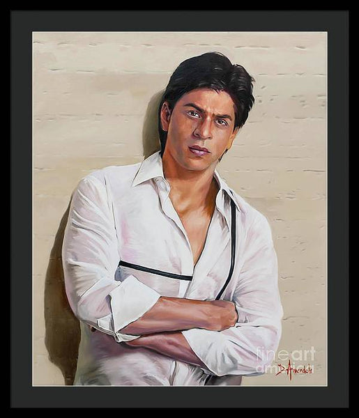 Shahrukh Khan - Framed Print