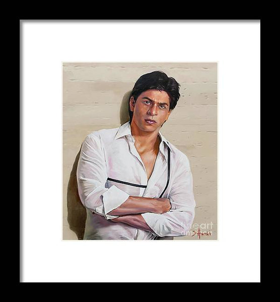 Shahrukh Khan - Framed Print