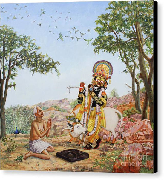 Sri Damodar Gifts Sanatana - Canvas Print