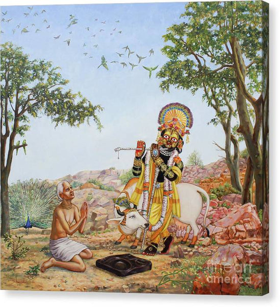 Sri Damodar Gifts Sanatana - Canvas Print