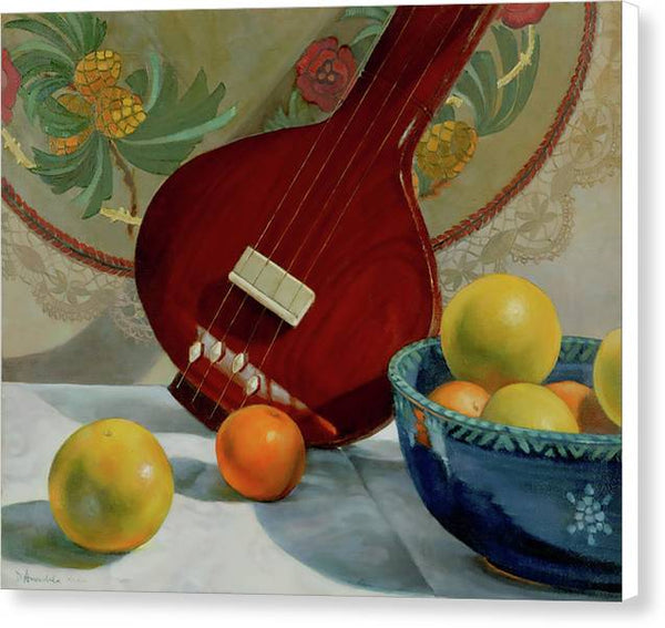 Still Life With Tambura  - Canvas Print