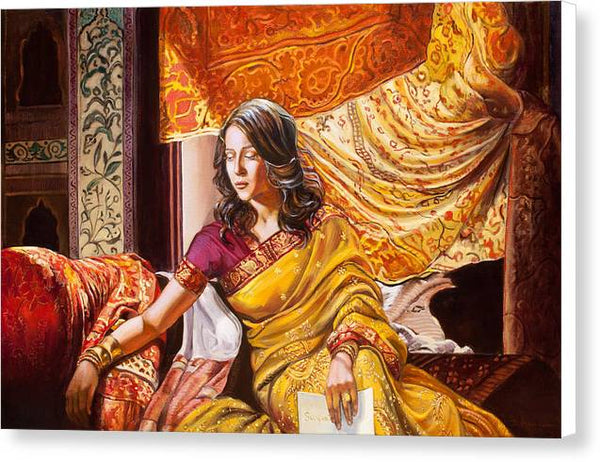 Suryani's Letter - Canvas Print