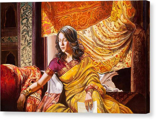 Suryani's Letter - Canvas Print