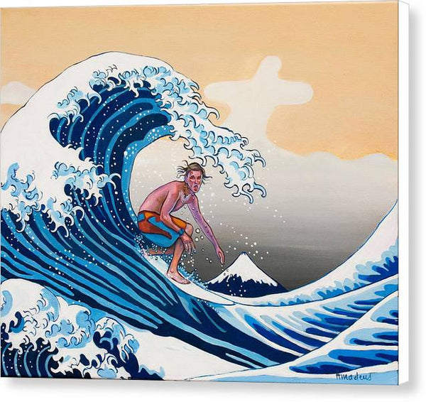 The great wave Amadeus series - Canvas Print