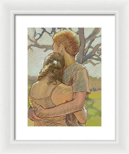 The Lovers - Framed Print