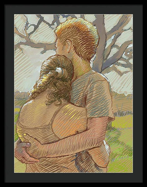 The Lovers - Framed Print