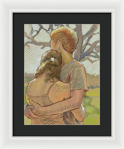 The Lovers - Framed Print