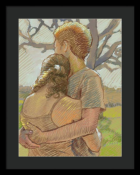 The Lovers - Framed Print