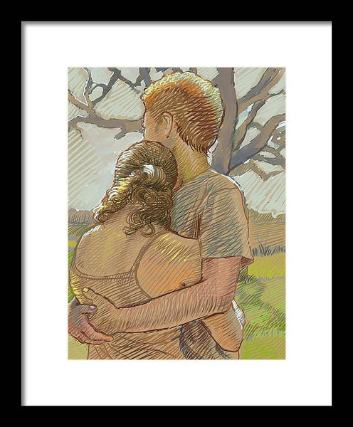 The Lovers - Framed Print