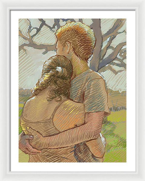 The Lovers - Framed Print