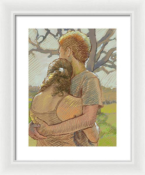 The Lovers - Framed Print