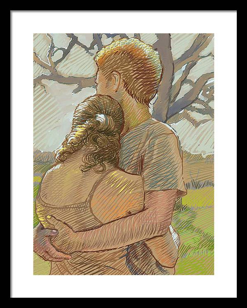 The Lovers - Framed Print