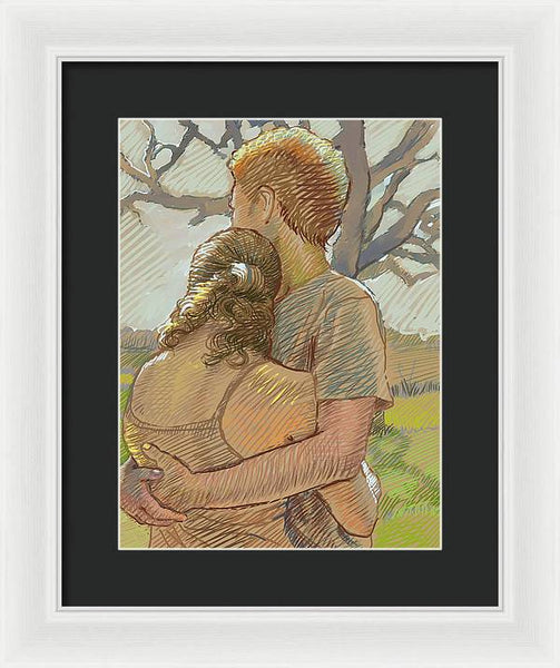 The Lovers - Framed Print