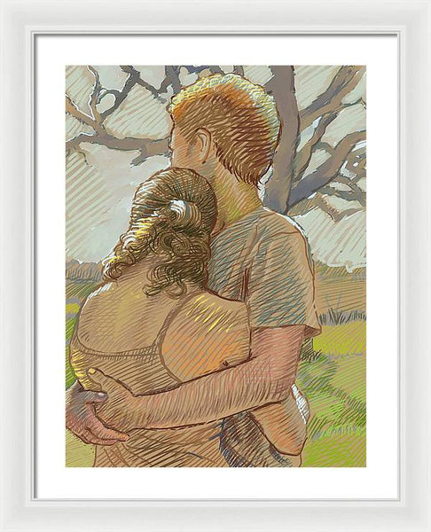 The Lovers - Framed Print