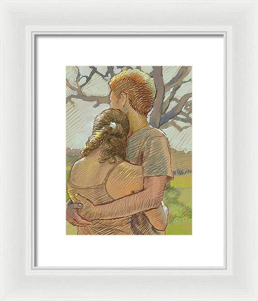 The Lovers - Framed Print