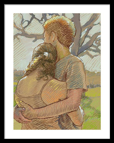 The Lovers - Framed Print