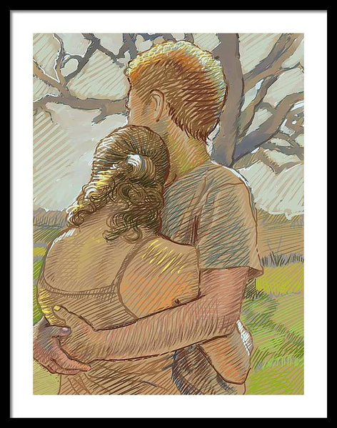 The Lovers - Framed Print