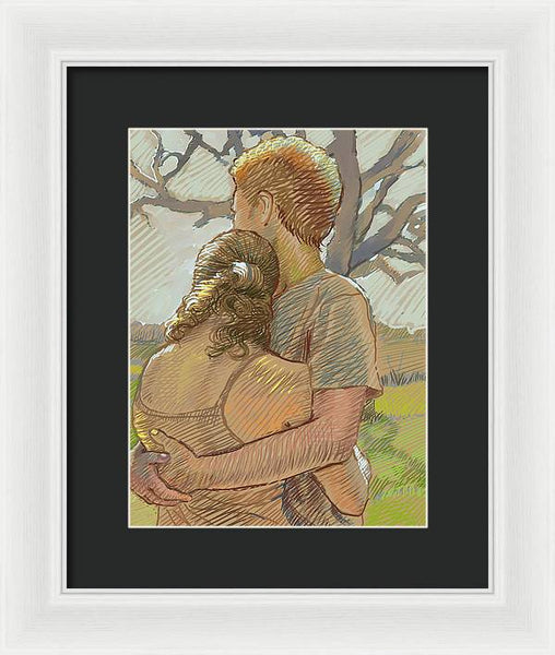 The Lovers - Framed Print