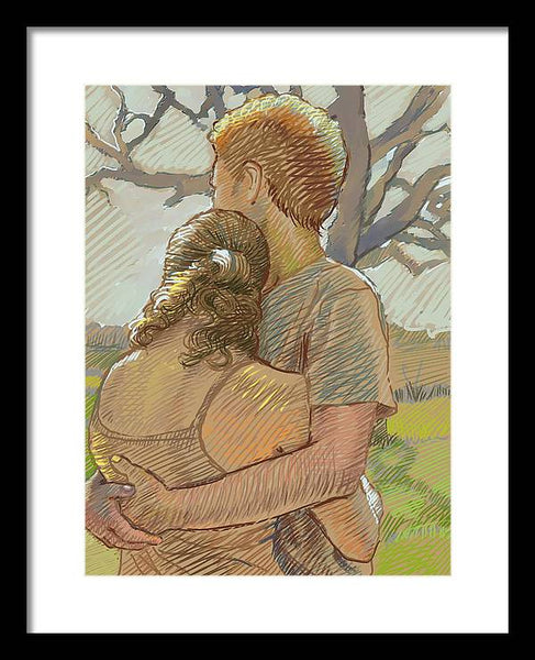 The Lovers - Framed Print