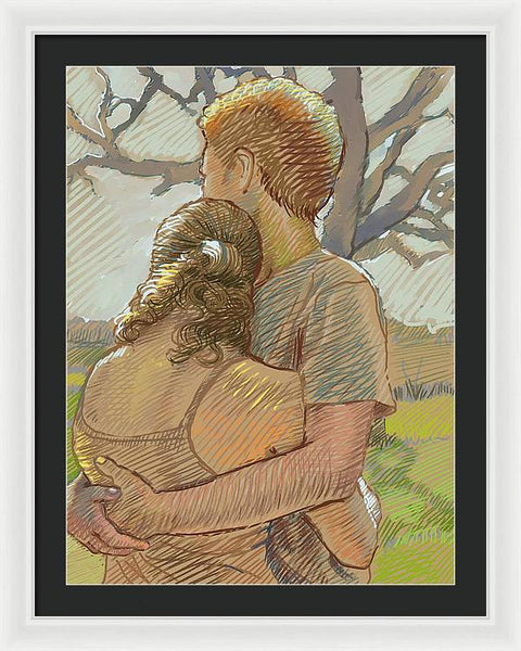 The Lovers - Framed Print