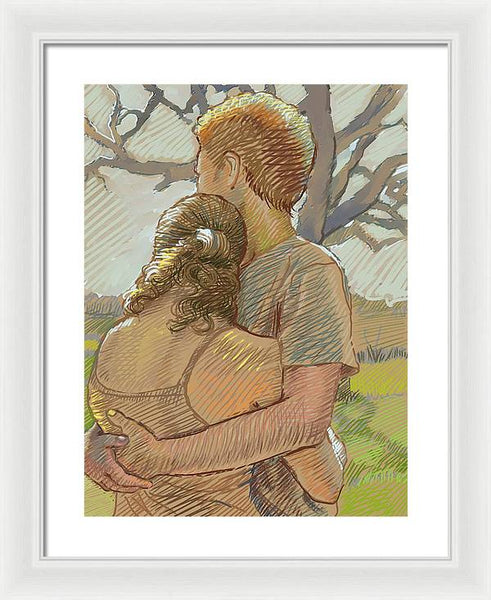 The Lovers - Framed Print