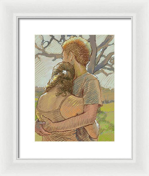 The Lovers - Framed Print