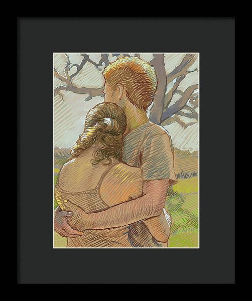 The Lovers - Framed Print