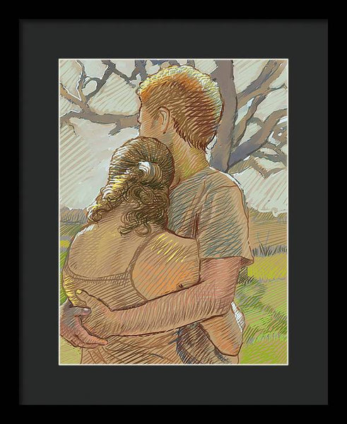 The Lovers - Framed Print