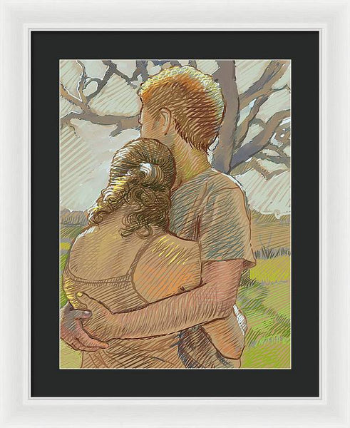 The Lovers - Framed Print