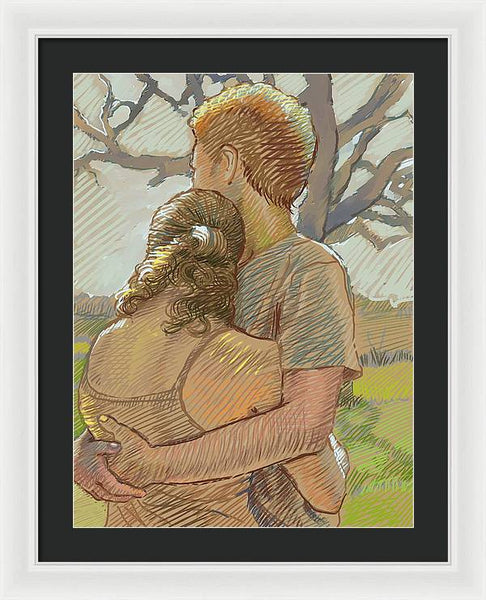 The Lovers - Framed Print