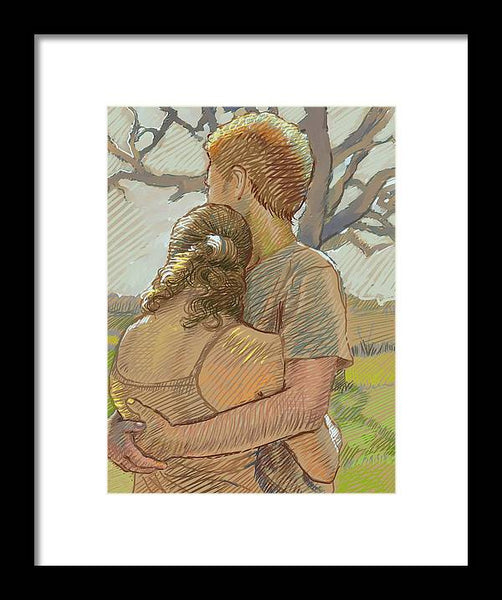 The Lovers - Framed Print