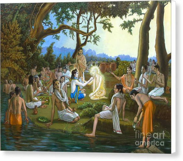 The Panihati Festival - Canvas Print