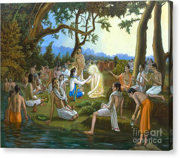 The Panihati Festival - Canvas Print
