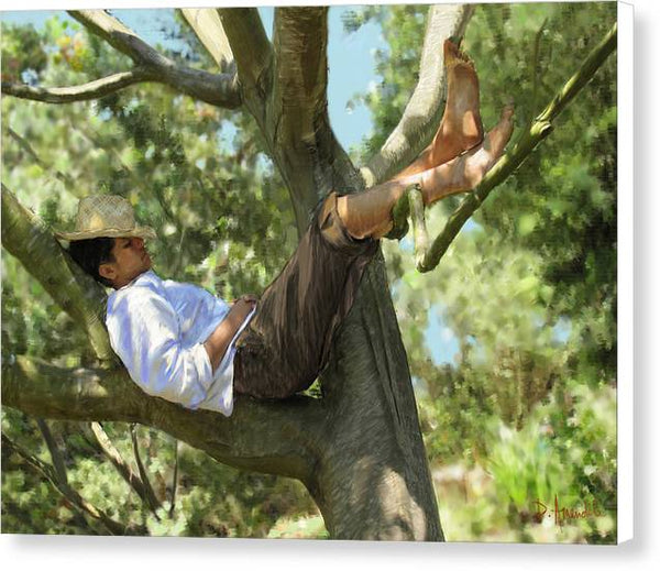 The siesta - Canvas Print