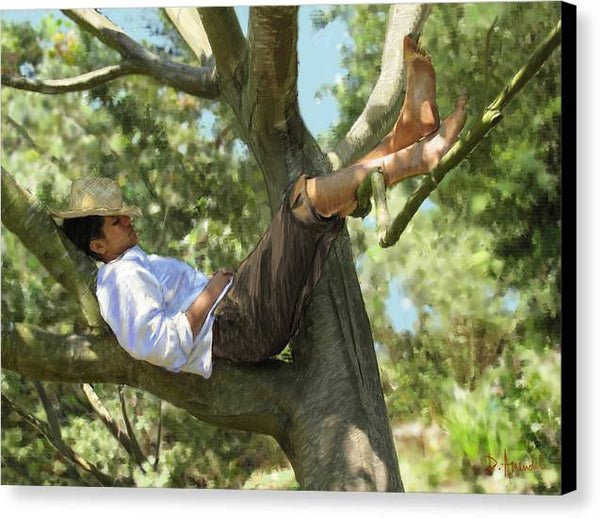 The siesta - Canvas Print