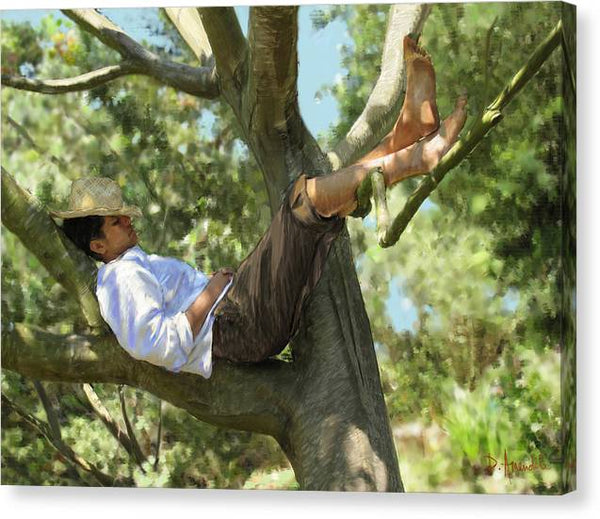 The siesta - Canvas Print