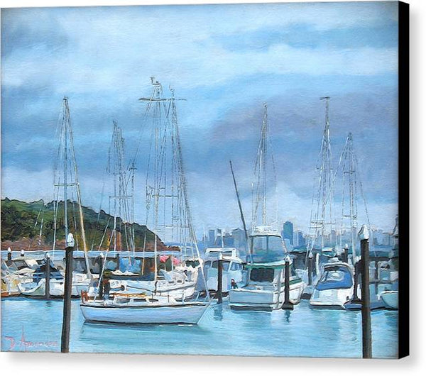 Tiburon Pier - Canvas Print