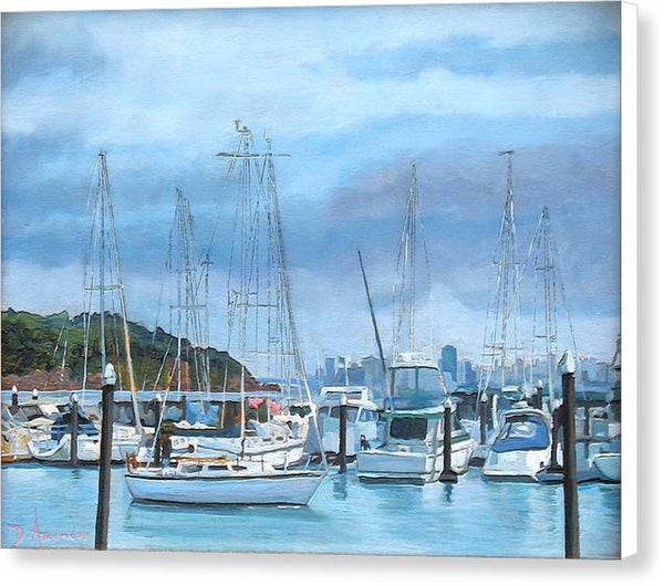 Tiburon Pier - Canvas Print