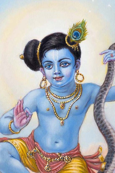 Kaliya Mardhana Krishna by Dominique Amendola