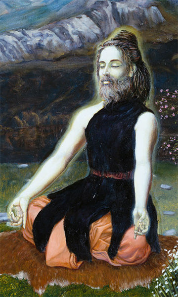 Markandeya Rishi – Vedic Oil Painting by Dominique Amendola