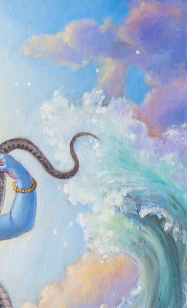 Kaliya Mardhana Krishna by Dominique Amendola