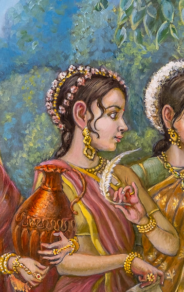 Radha Krishna and the gopis