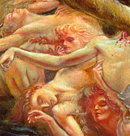 Goddess Durga In the Ocean Of Lust– A Symbolic Depiction of Material Struggle