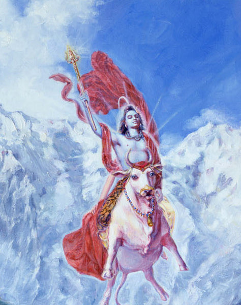 Markandeya Rishi – Vedic Oil Painting by Dominique Amendola